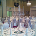 Gisborough Hall - crystal droplet candelabras