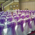 Gisborough Hall - violet bows