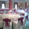 Judges Hotel - burgundy bows